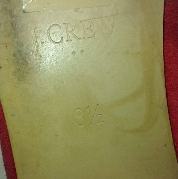 J Crew Scalloped Suede Ballet Flats Shoes Women's sz 8.5. - Picture 9 of 9